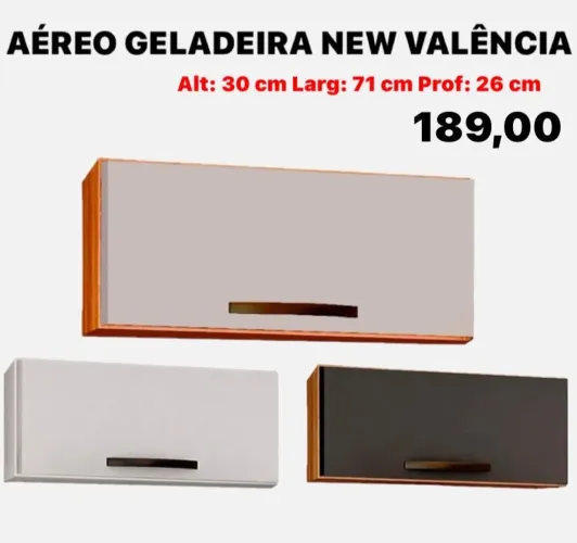 Geladeira Aéreo New Valência - ENTREGA EM ATÉ 24 HORAS !!!