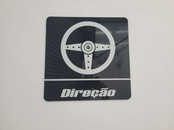 Placas automotivas Decorativas