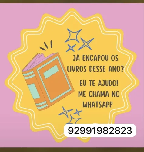 Encapar livros e cadernos