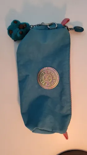 Estojo Kipling Azul com chaveiro