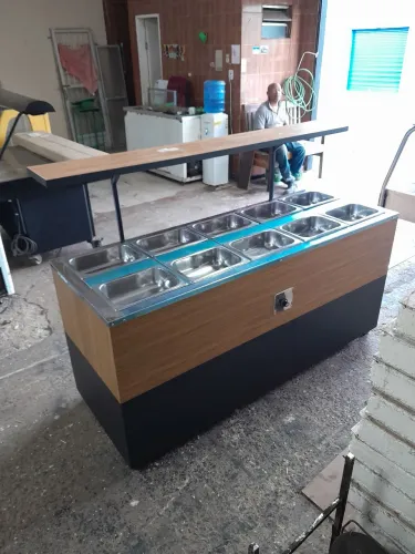 Balcão termico 10 cubas