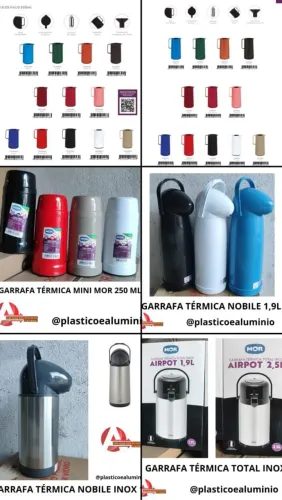 Garrafas Térmicas Mini, Nobile e Airpot