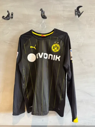 Camisa Borussia Dortmund 2014/15 Manga Longa - Original - Marco Reus 11 - Away Preta