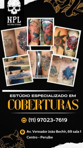 Estúdio de Tatuagem Especializado em Coberturas