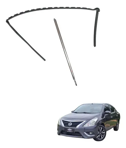 Kit Friso Guarnição Dianteiro Direito Nissan Versa 2018 2019