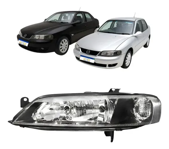 Farol Mascara Negra Manual Astra 1999 A 2005 Esquerdo Novo