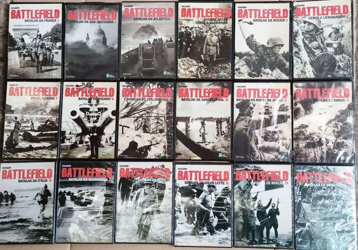 Coleção Abril Battlefield - Batalhas da Segunda Guerra Mundial