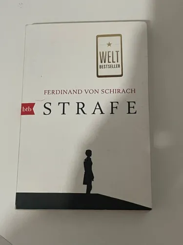 Livro em alemão Strafe - Ferdinand von Schirach - Livro