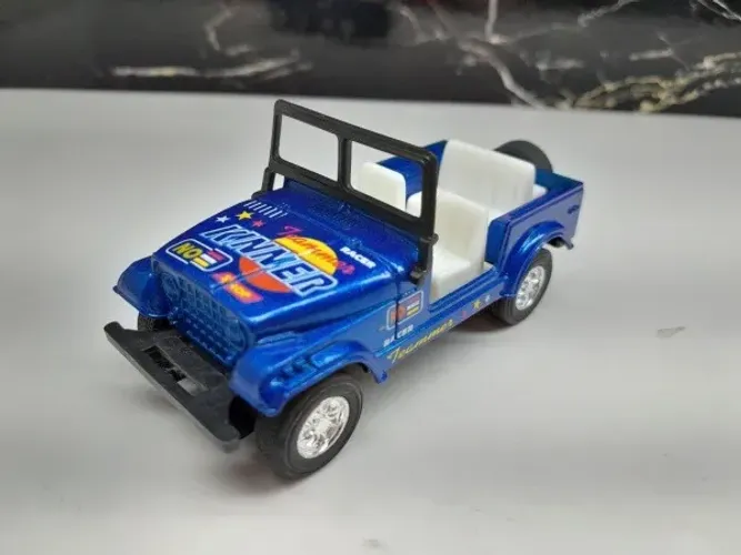 Miniatura Jeep Willys 1/43 #1Azul