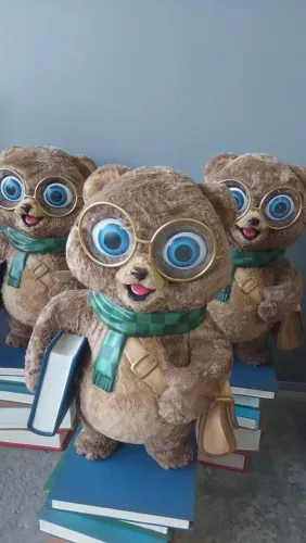 Boneco Urso em Fibra de Vidro