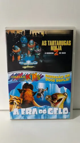 DVD - A Era do Gelo / Tartarugas Ninjas II