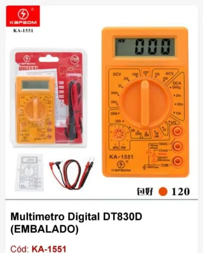 Multímetro Digital DT830D - KA-1551