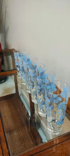 6 copos Vintage Década de 50 da Federal 