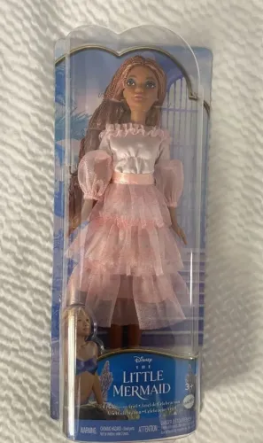 BONECA BARBIE PRINCESA ARIEL VESTIDO ROSA LIVE ACTION NOVA LACRADA