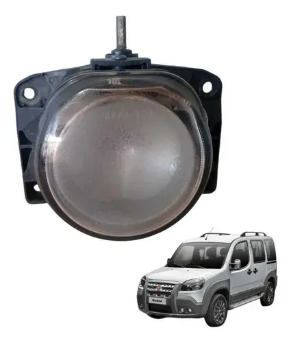 Farol Milha Fiat Doblo Adv L. Direito 2011 A 2020 Branco