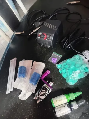 Máquina de tatuagem completa 