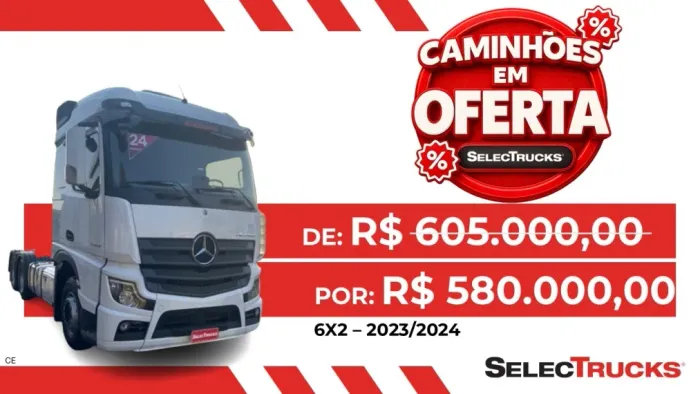 MERCEDES BENZ - NEW ACTROS 2548 6X2 / 2023/2024 EURO 6.
