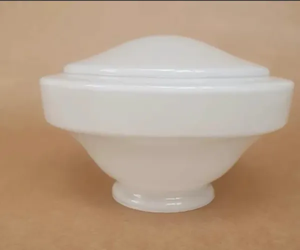 Globo de luz, leitoso anos 70