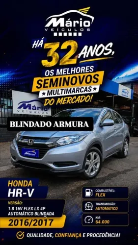 Honda HR-V LX 1.8 Flexone 16V 5P Aut. 2017