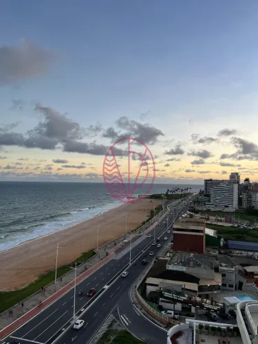 Studio para locação com varanda mobiliado.
