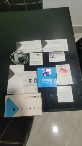 Nintendo DSi Azul Completo na Caixa + Jogos