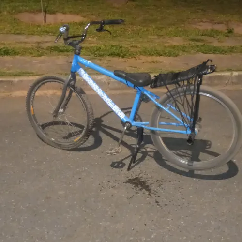 Bicicleta aro 24,montadinha azul