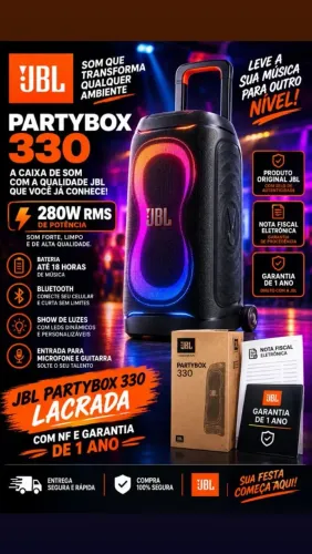 JBL PARTYBOX 330 (LANÇAMENTO)
