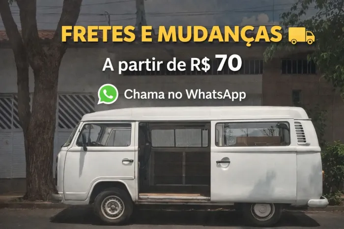 Frete com Kombi Espaçosa - Mudanças e Entregas