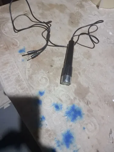 Mini microfone com fio 