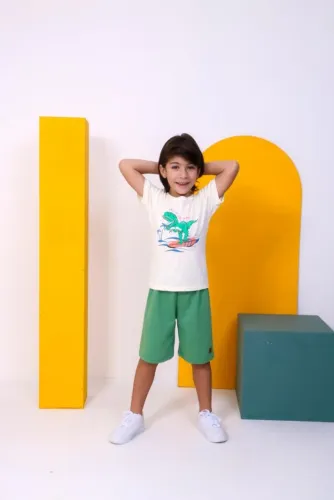 Conjunto Camisa e Bermuda Infantil Menino do 2 ao 10 anos
