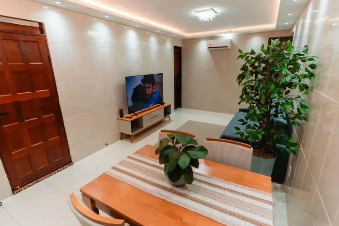 Alugamos Apto Térreo Bessa C/57m² Todo mobiliado 02 Quartos, 01 Suíte Perto
