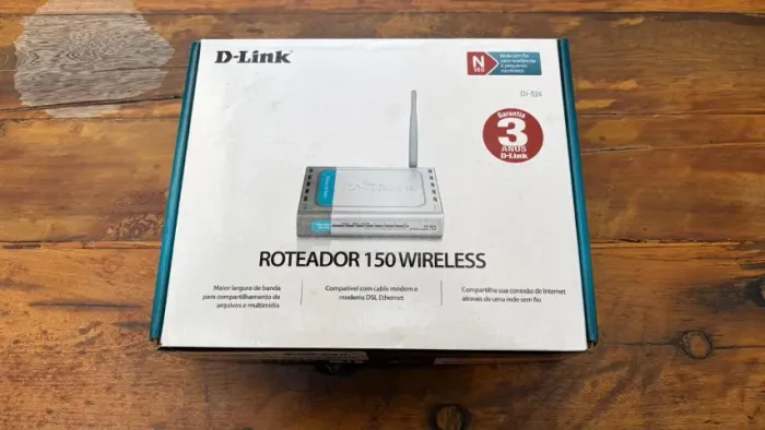 Roteador D-Link DI-524 - Usado em perfeito estado