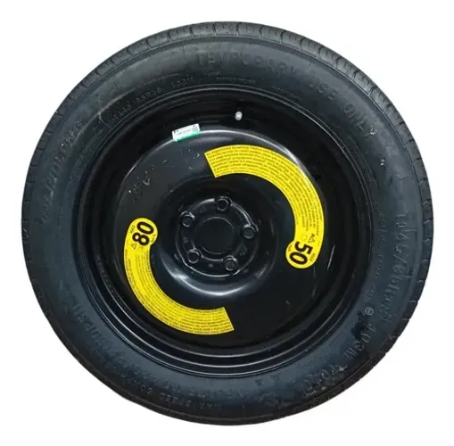 Roda Estepe Fino Meia Vida T145 85 18 Vw Tiguan R Line 2020 Preto