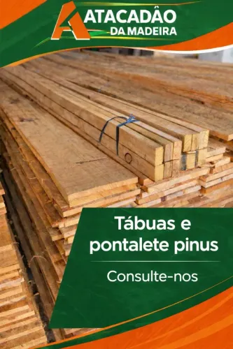 Promoção Tábuas e pontalete Pinus 
