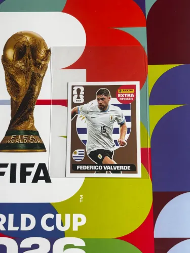 Figurinha Panini Extra Sticker Federico Valverde Bronze Copa do Mundo 2026