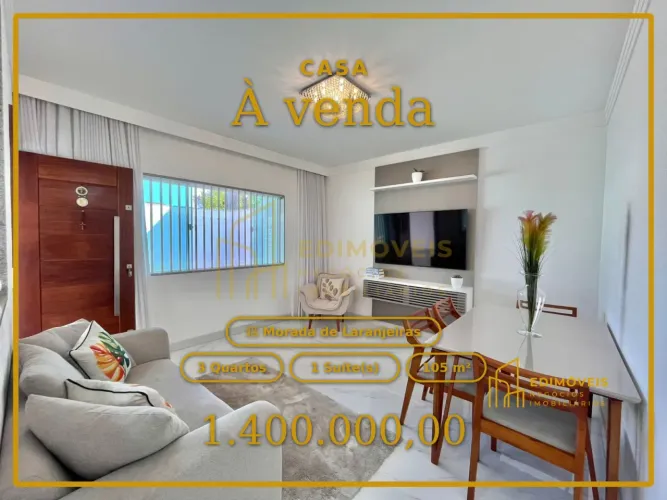 Casa Espetacular em Morada de Laranjeiras  Próxima ao Mar e à Cidade!