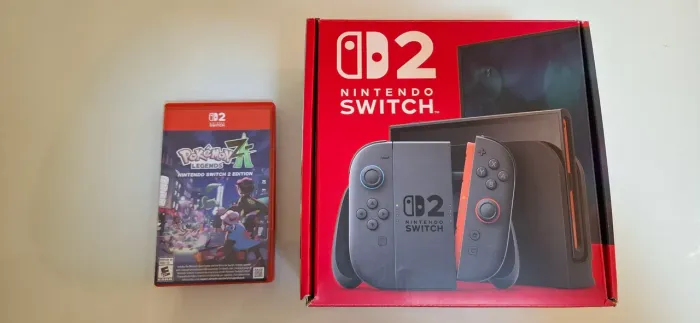 Nitendo Switch 2 + Case + Jogo Pokemon Legends ZA