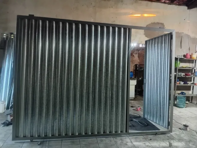 Portão galvanizado 1.200