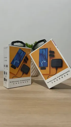 Microfone de lapela duplo J13 lavalier