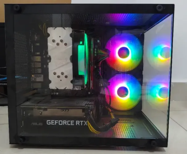 PC Gamer RTX 3050 8Gb + i3 10ª Geração + 16Gb - Mini Tower