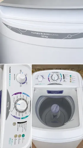 Lavadora de Roupas Electrolux Turbo Economia 10kg - Modelo LTD11