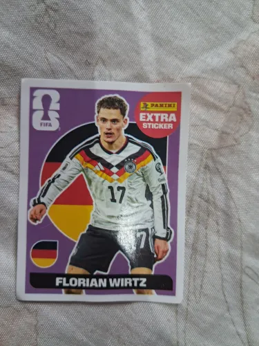 Figurinha extra sticker panini 2026 Florian Wirtz