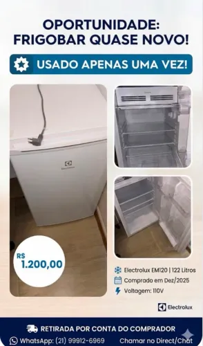 Frigobar Electrolux