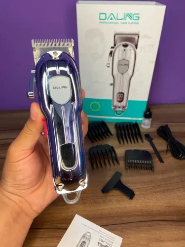 MÁQUINA DE CORTAR CABELO PROFISSIONAL SEM FIO DALING - DL-1538A
