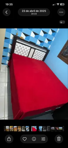 Cama e cabeceira pro brick 