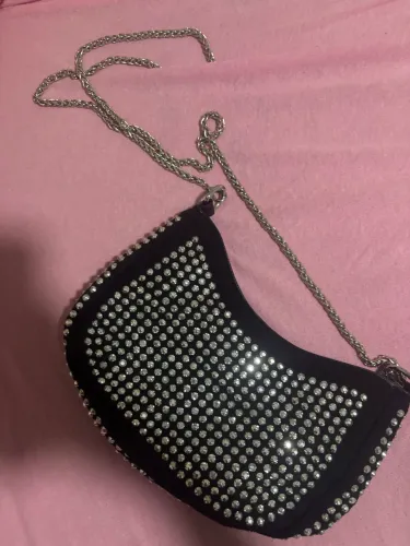 Bolsa Feminina Brilho Strass de Festa