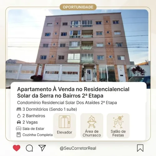 Apartamento amplo Solar dos Ataídes