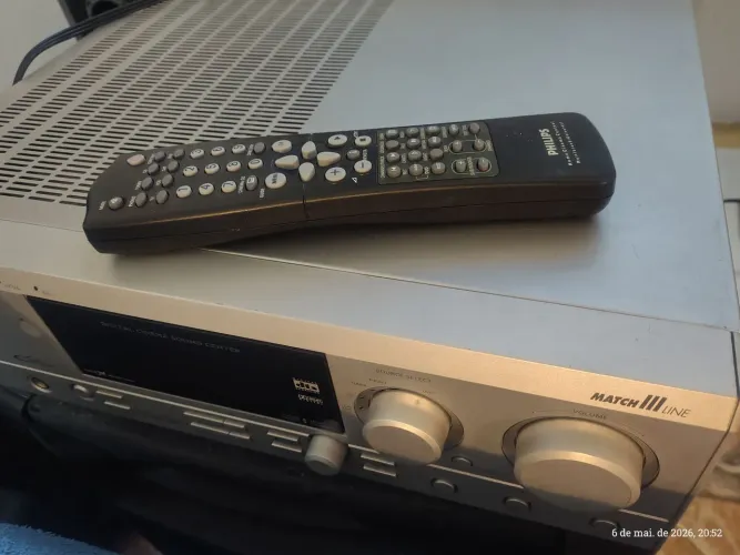 1.350,00 RECEIVER PHILIPS FR 996 PERFEITO COM CONTROLE. PLANALTO. 