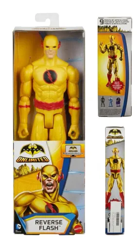 BONECO REVERSE FLASH 30CM RARO MATTEL