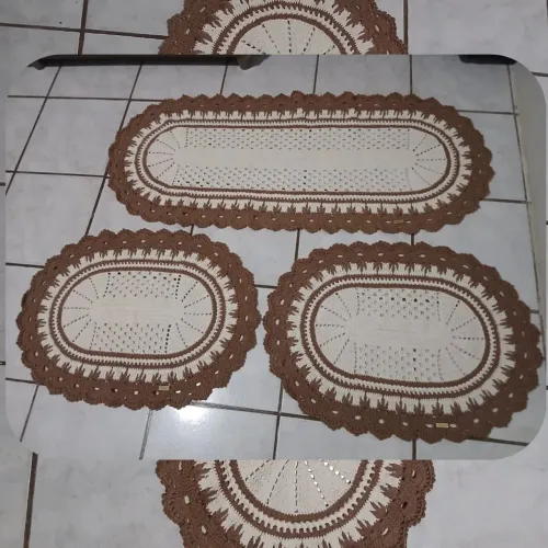 Jogo de cozinha (Crochê)